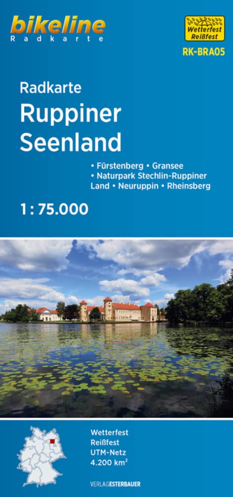 Radkarte Ruppiner Seenland (RK-BRA05) 1 : 75 000 Leisure, Home & Garden