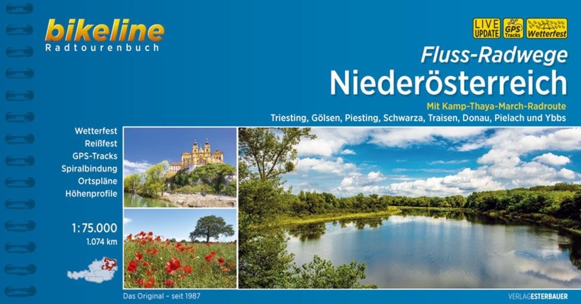 Fluss-Radwege Niederösterreich 1 : 50 000 Leisure, Home & Garden