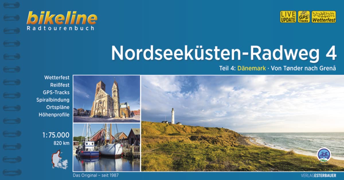 Nordseeküsten-Radweg. 1:75000 / Nordseeküsten-Radweg Teil 4 Leisure, Home & Garden