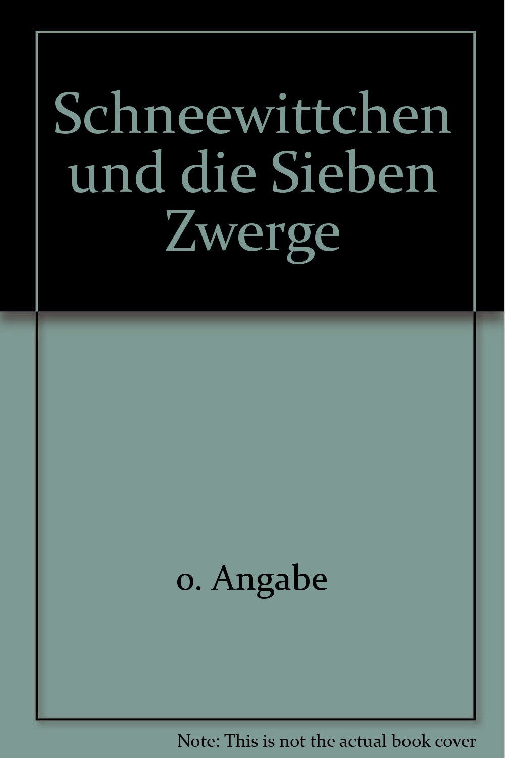 Schneewittchen und die Sieben Zwerge Books