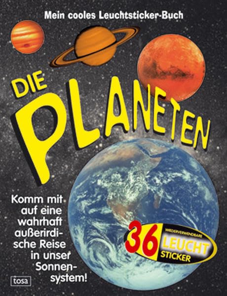 Die Planeten: Mein cooles Leuchtsticker-Buch Leisure, Home & Garden