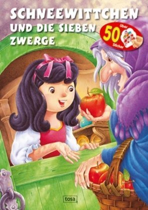 Schneewittchen und die sieben Zwerge: Mein Märchen-Sticker-Buch: Mein Märchen-Sticker-Buch zum Vorlesen Children's books