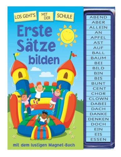 Erste Sätze bilden: Los geht's mit der Schule - mit dem lustigen Magnet-Buch Leisure, Home & Garden