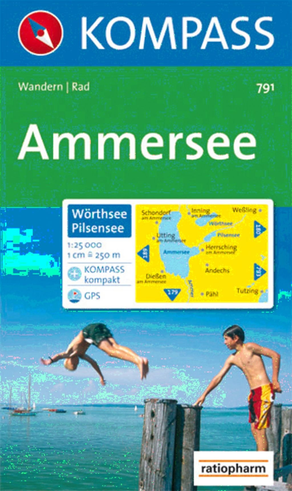 Ammersee - Wörthsee - Pilsensee: Wanderkarte mit Tourenführer und Radrouten. GPS-geeignet. 1:25000 (KOMPASS Wanderkarte, Band 791) Leisure, Home & Garden