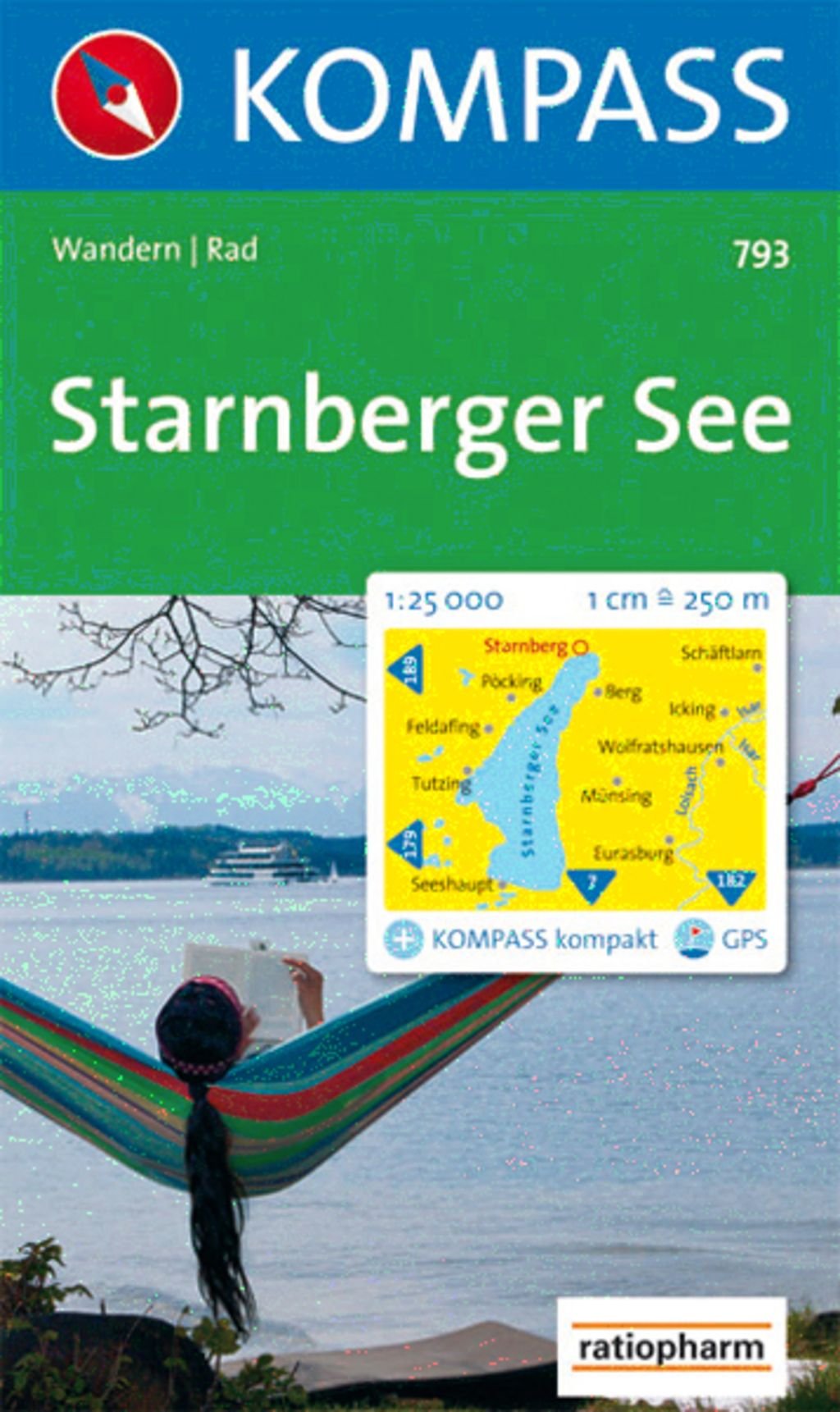 Starnberger See: Wander- und Radkarte mit Tourenführer. GPS-geeignet. 1:25000 (KOMPASS Wanderkarte, Band 793) Leisure, Home & Garden