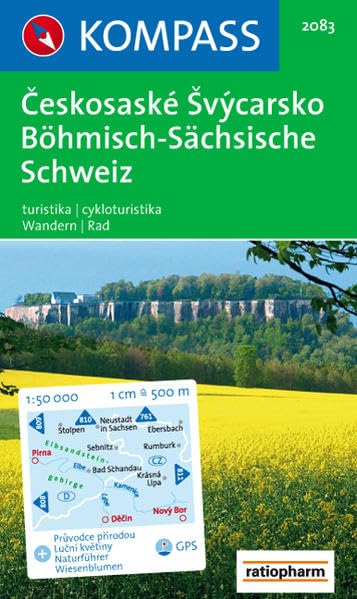 Böhmisch-Sächsische Schweiz/Ceskosaske, Svycarsko: 1 : 50 000: Wander- und Radwanderkarte. GPS-genau Leisure, Home & Garden