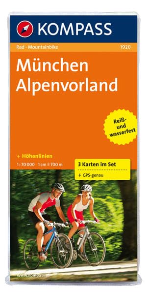 Rad- und Mountainbikekarte München / Alpenvorland book