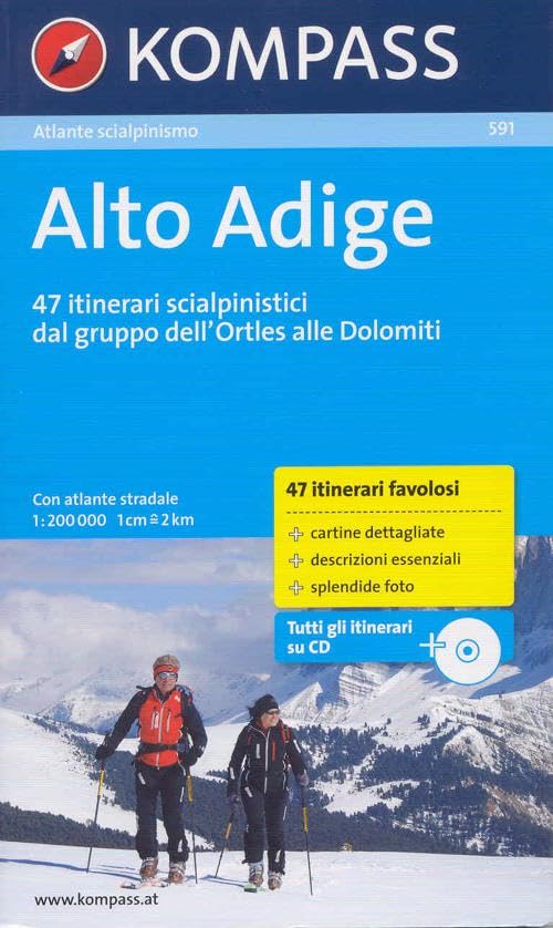 Atlante scialpinismo n. 591. Alto Adige Leisure, Home & Garden