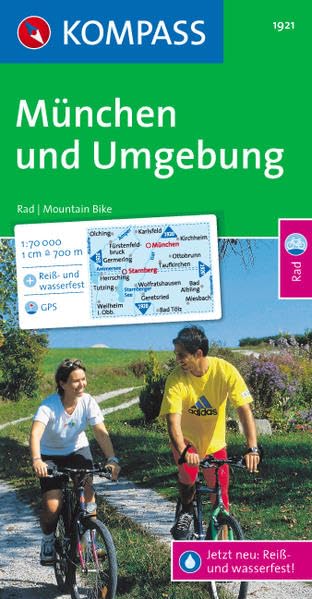 München und Umgebung 1 : 70 000: Rad-und Mountainbikekarte book