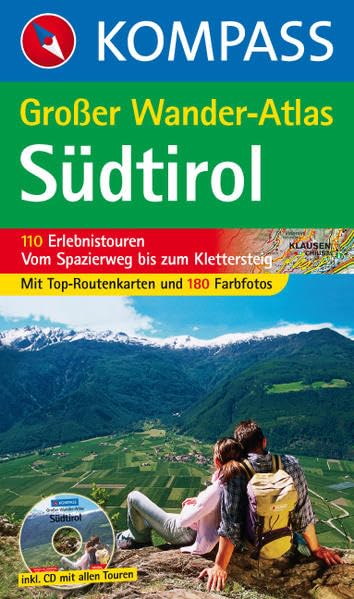 Südtirol: Großer Wander-Atlas (KOMPASS Großes Wanderbuch, Band 633) Leisure, Home & Garden