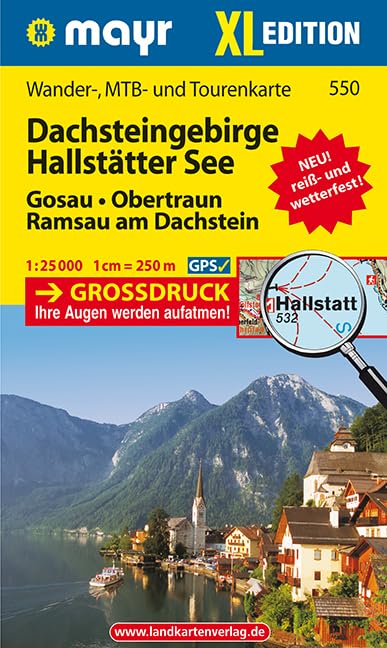 Dachsteingebirge - Hallstätter See XL 1 : 25 000 book