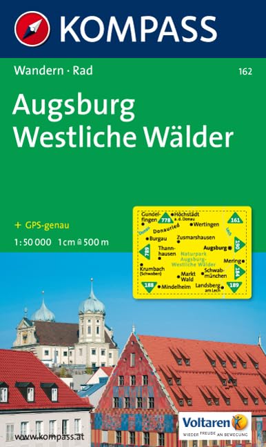 AUGSBURG/WESTLICHE WALDER 162 1/50.000 book