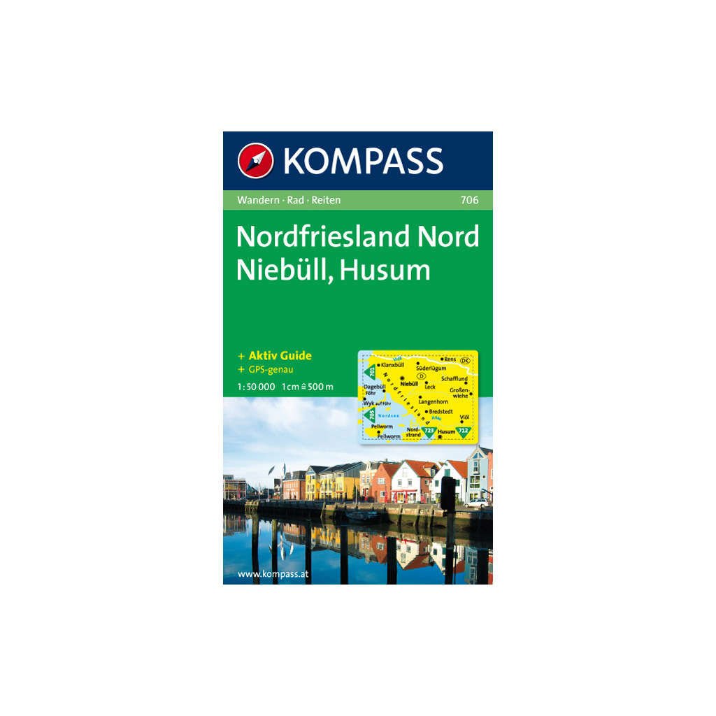 Nordfriesland Nord, Niebüll, Husum: 1:50.000, Wanderkarte mit Kurzführer und Rad- und Reitwegen. GPS-genau Leisure, Home & Garden