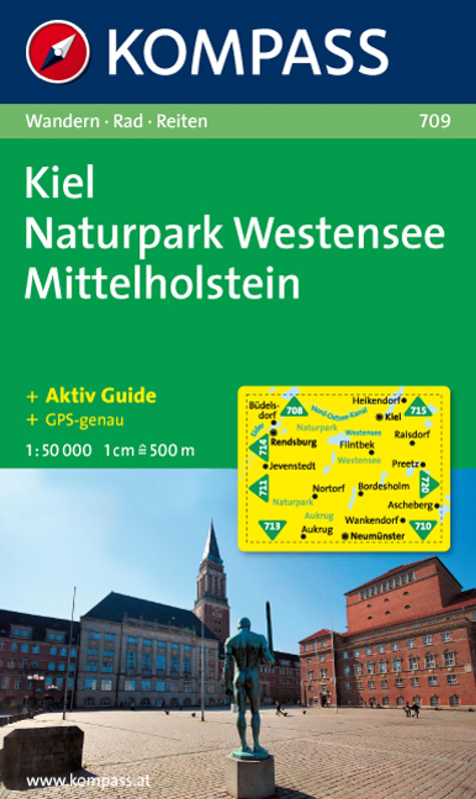 Kiel - Naturpark Westensee - Mittelholstein 1 : 50 000 Leisure, Home & Garden
