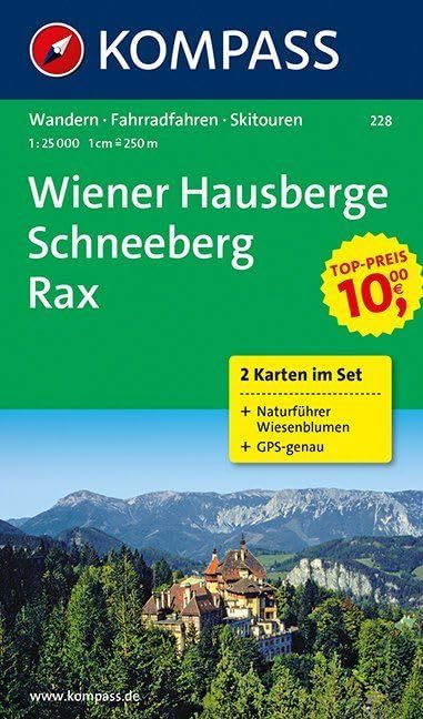 Wiener Hausberge - Schneeberg - Rax 1 : 25 000 Leisure, Home & Garden