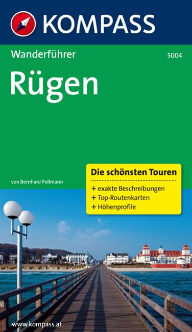 Rügen: Wanderführer mit Tourenkarten und Höhenprofilen (KOMPASS Wanderführer, Band 5004) Leisure, Home & Garden