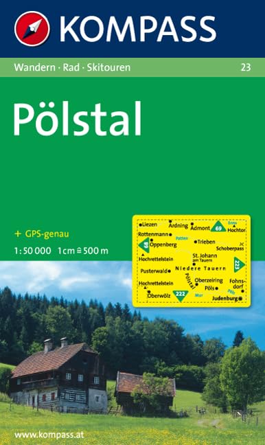 Pölstal: Wanderkarte mit Radrouten und Skitouren. GPS-genau. 1:50000 (KOMPASS Wanderkarte, Band 23) Leisure, Home & Garden