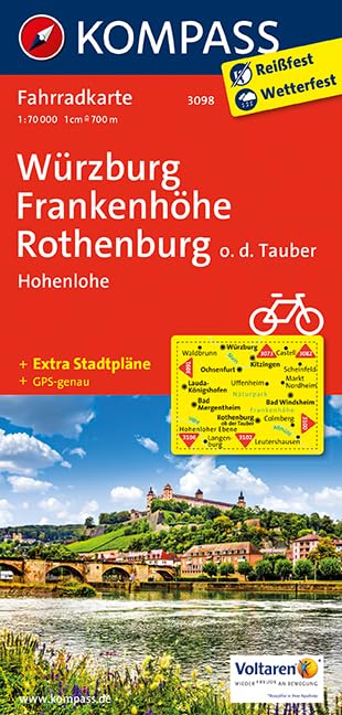 Würzburg - Frankenhöhe - Rothenburg o. d. Tauber - Hohenlohe 1 : 70 000 Leisure, Home & Garden