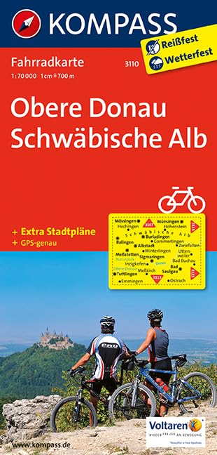 Obere Donau - Schwäbische Alb 1 : 70 000 Leisure, Home & Garden Books