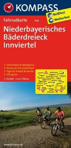 Niederbayerisches Bäderdreieck - Innviertel 1 : 70 000 book