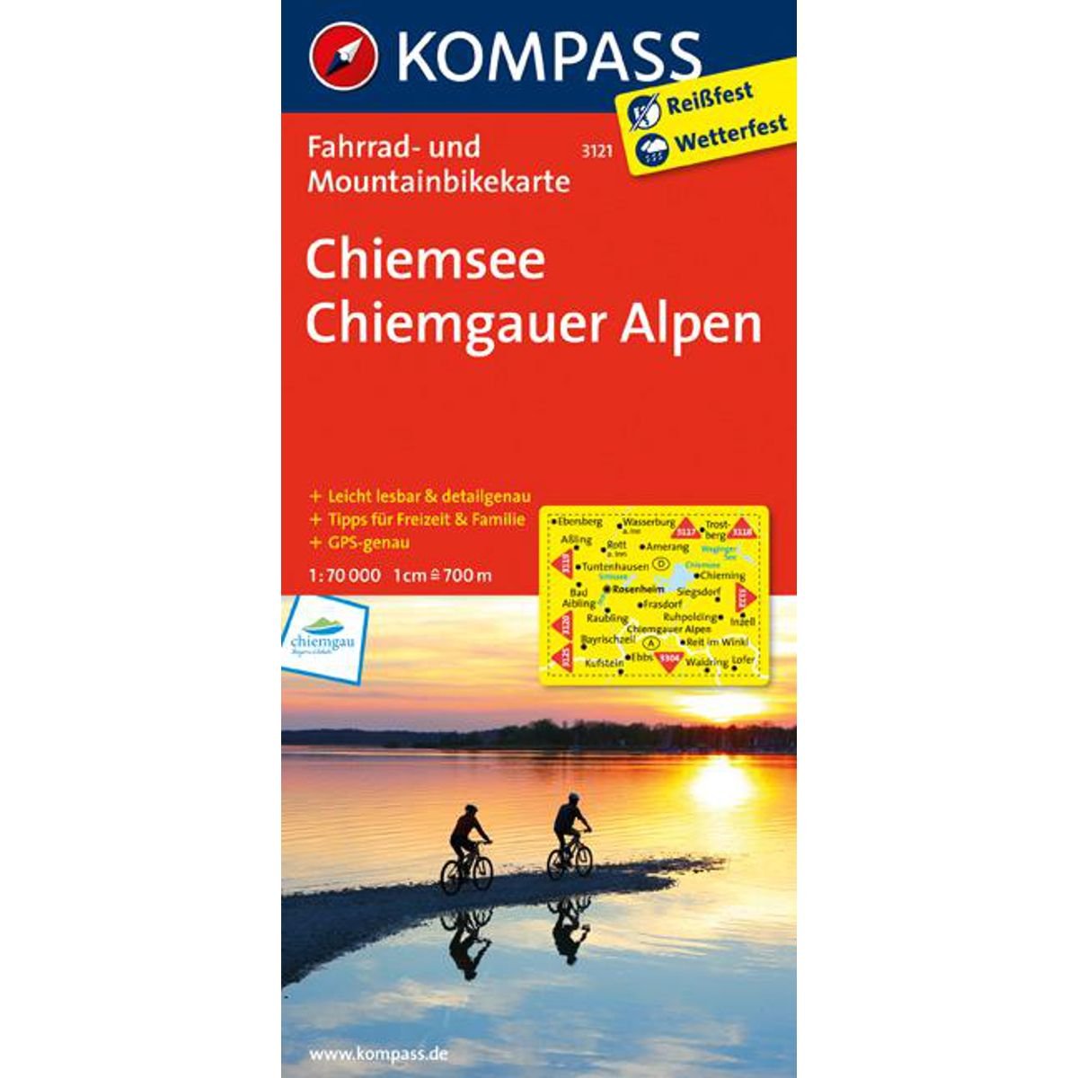 Chiemsee - Chiemgauer Alpen 1 : 70 000 Leisure, Home & Garden