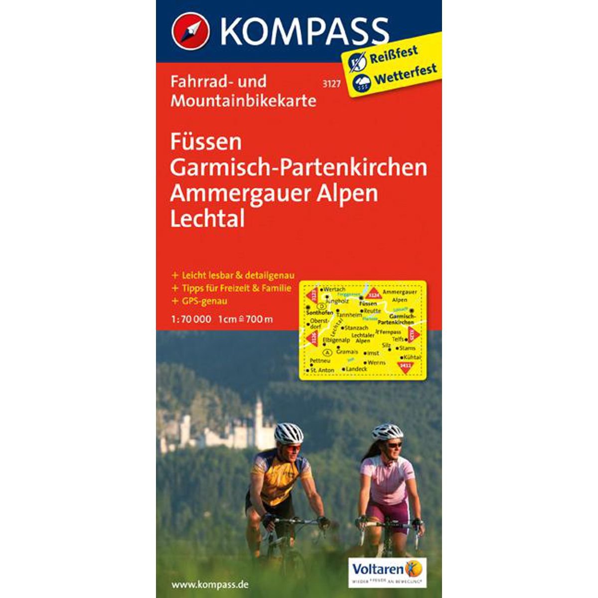 Füssen - Garmisch-Partenkirchen - Ammergauer Alpen - Lechtal 1 : 70 000 Leisure, Home & Garden