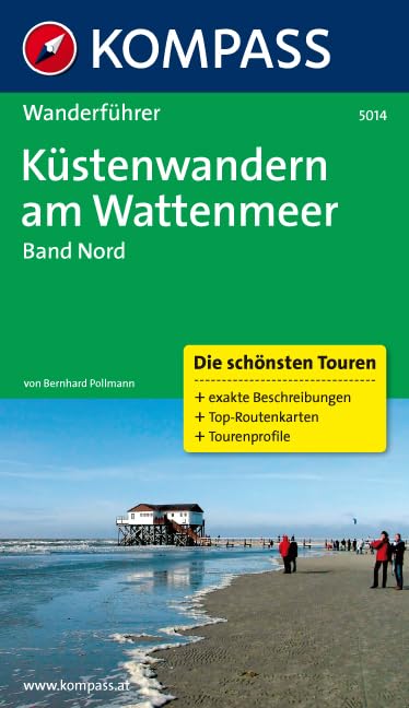 Küstenwandern am Wattenmeer, Bd Nord: Wanderführer mit Tourenkarten (KOMPASS Wanderführer, Band 5014) Leisure, Home & Garden