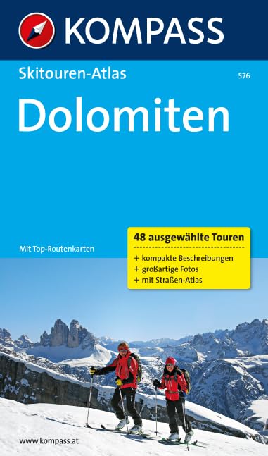 Dolomiten: Skitouren-Atlas mit Reiseatlas (KOMPASS Großes Wanderbuch, Band 576) Leisure, Home & Garden