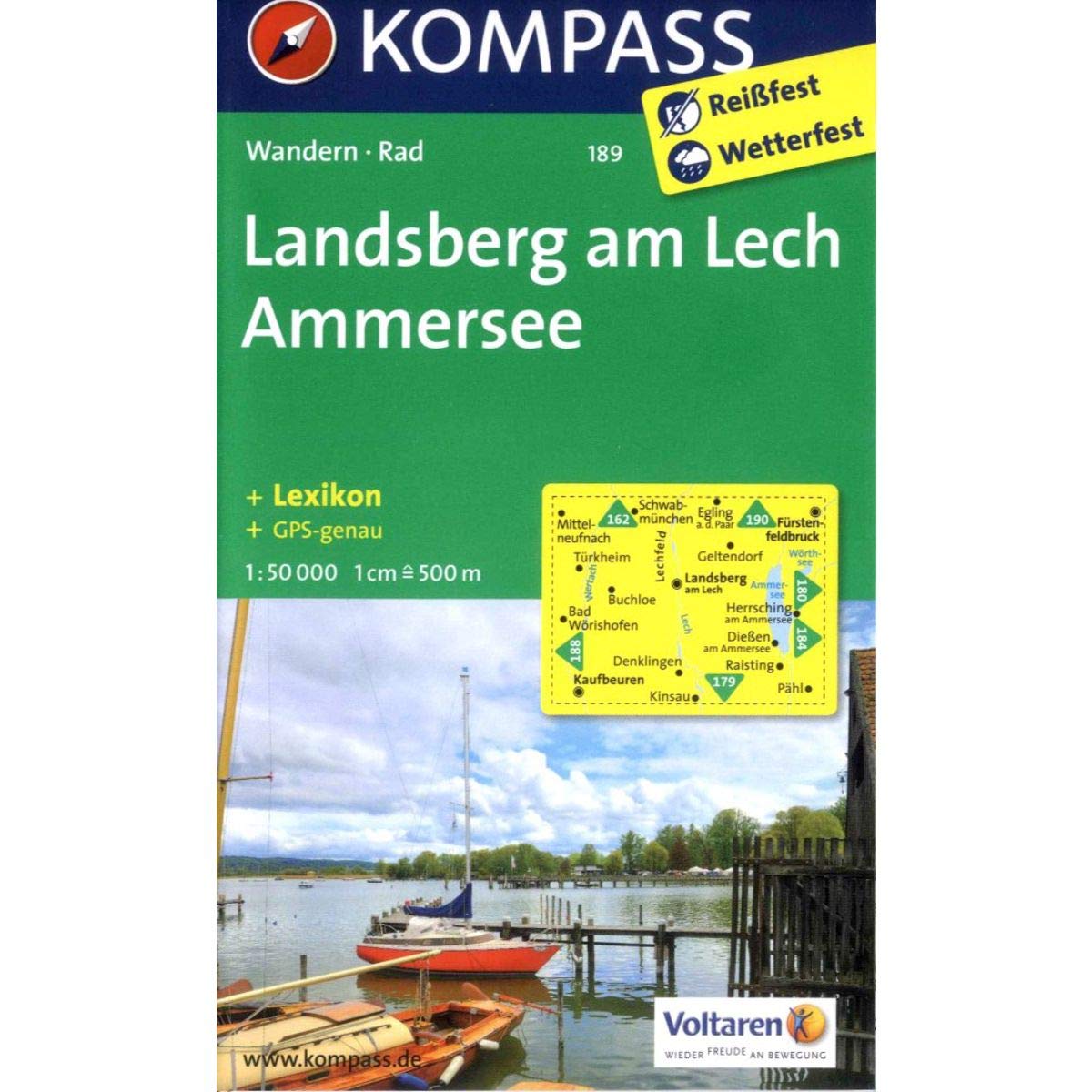 Landsberg am Lech - Ammersee 1 : 50 000 Leisure, Home & Garden Books
