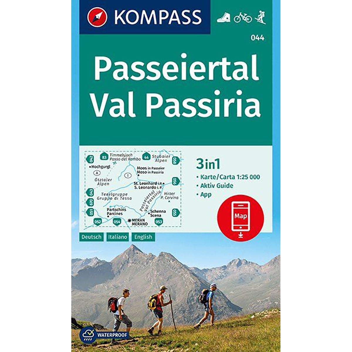 Passeiertal - Val Passiria 1 : 25 000 Leisure, Home & Garden