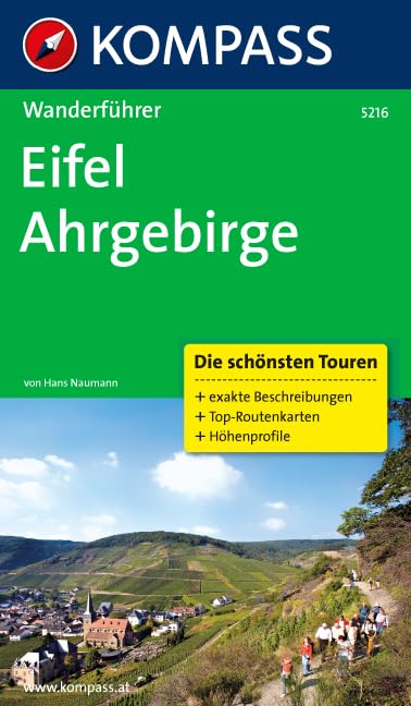 Eifel, Ahrgebirge: Wanderführer mit Tourenkarten und Höhenprofilen (KOMPASS Wanderführer, Band 5216) Leisure, Home & Garden