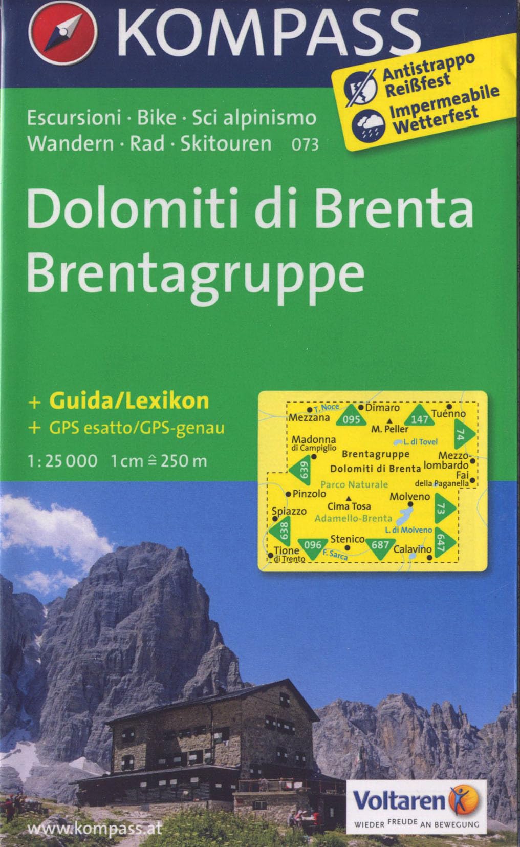 Dolomiti di Brenta - Brentagruppe 1 : 25 000 Leisure, Home & Garden