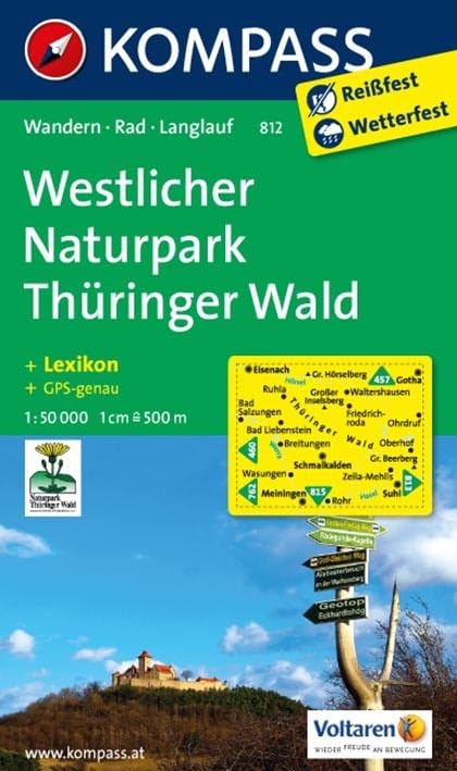 Westlicher Naturpark Thüringer Wald 1 : 50 000 Leisure, Home & Garden