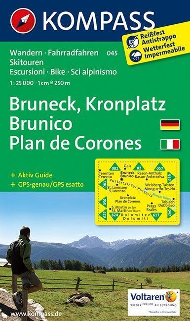 Bruneck - Kronplatz - Brunico - Plan de Corones 1 : 25 000 book
