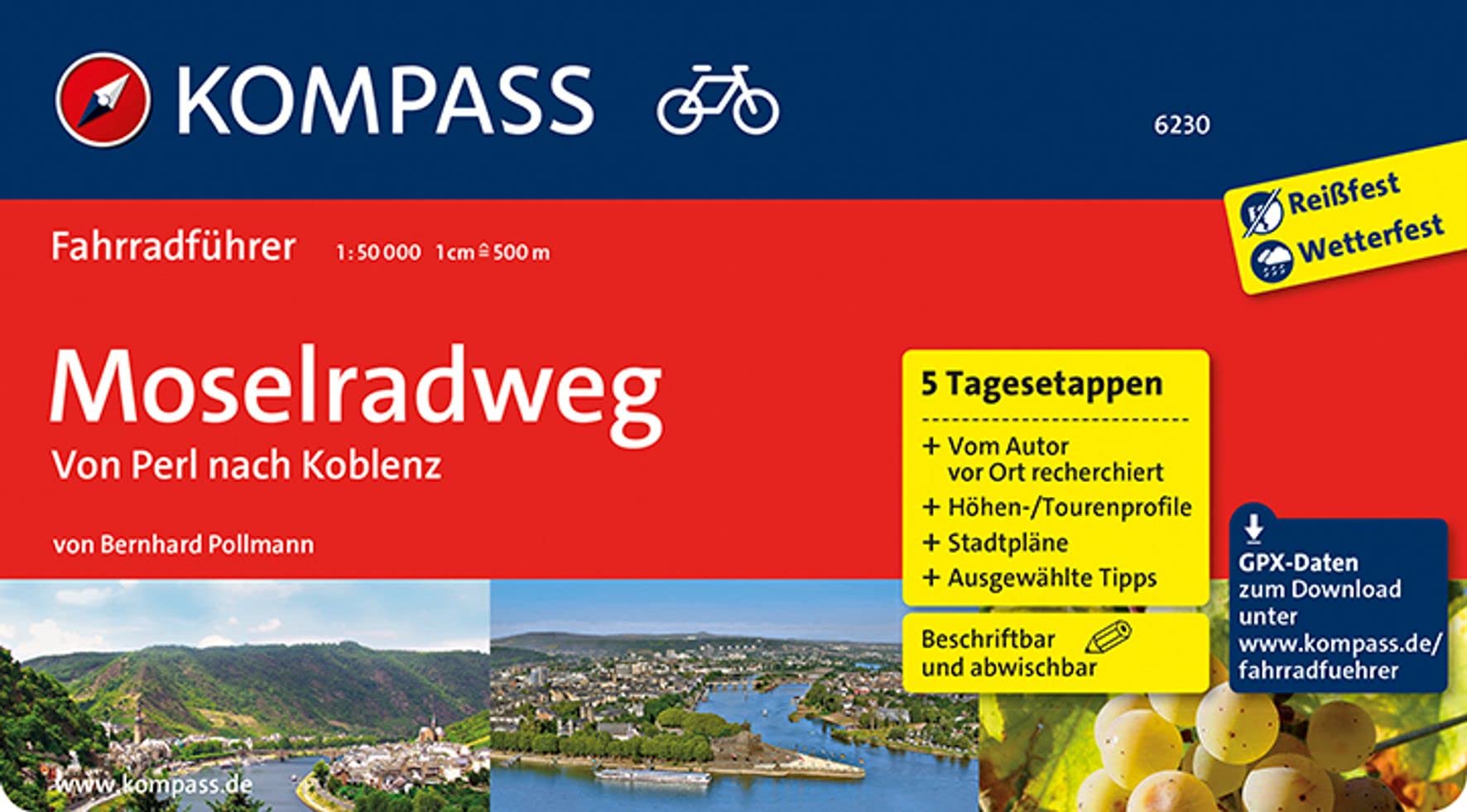 Moselradweg von Perl nach Koblenz Leisure, Home & Garden