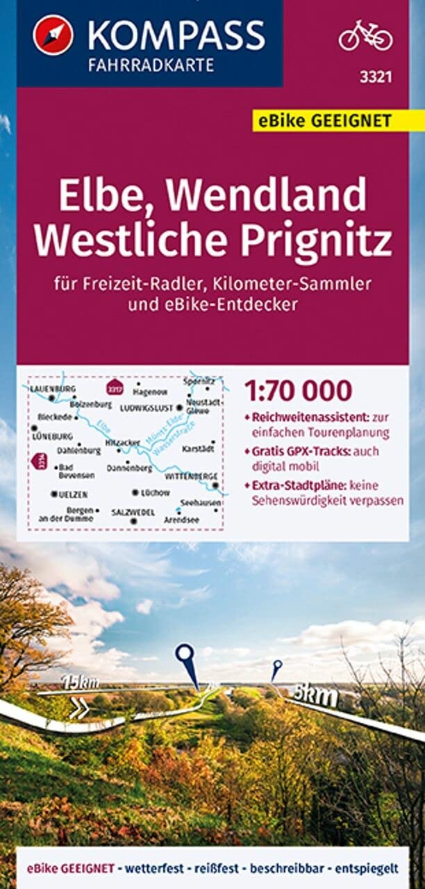 Elbe - Wendland - Westliche Prignitz 1 : 70 000 Leisure, Home & Garden