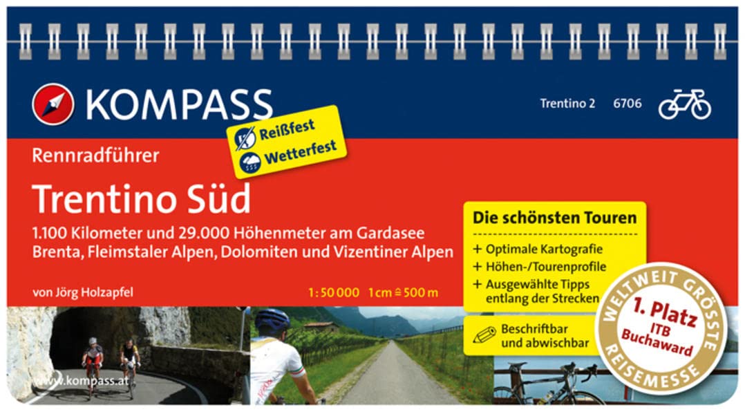 Rennradführer Trentino 02: Trentino Süd: Fahrradführer mit Top-Routenkarten im optimalen Maßstab. book