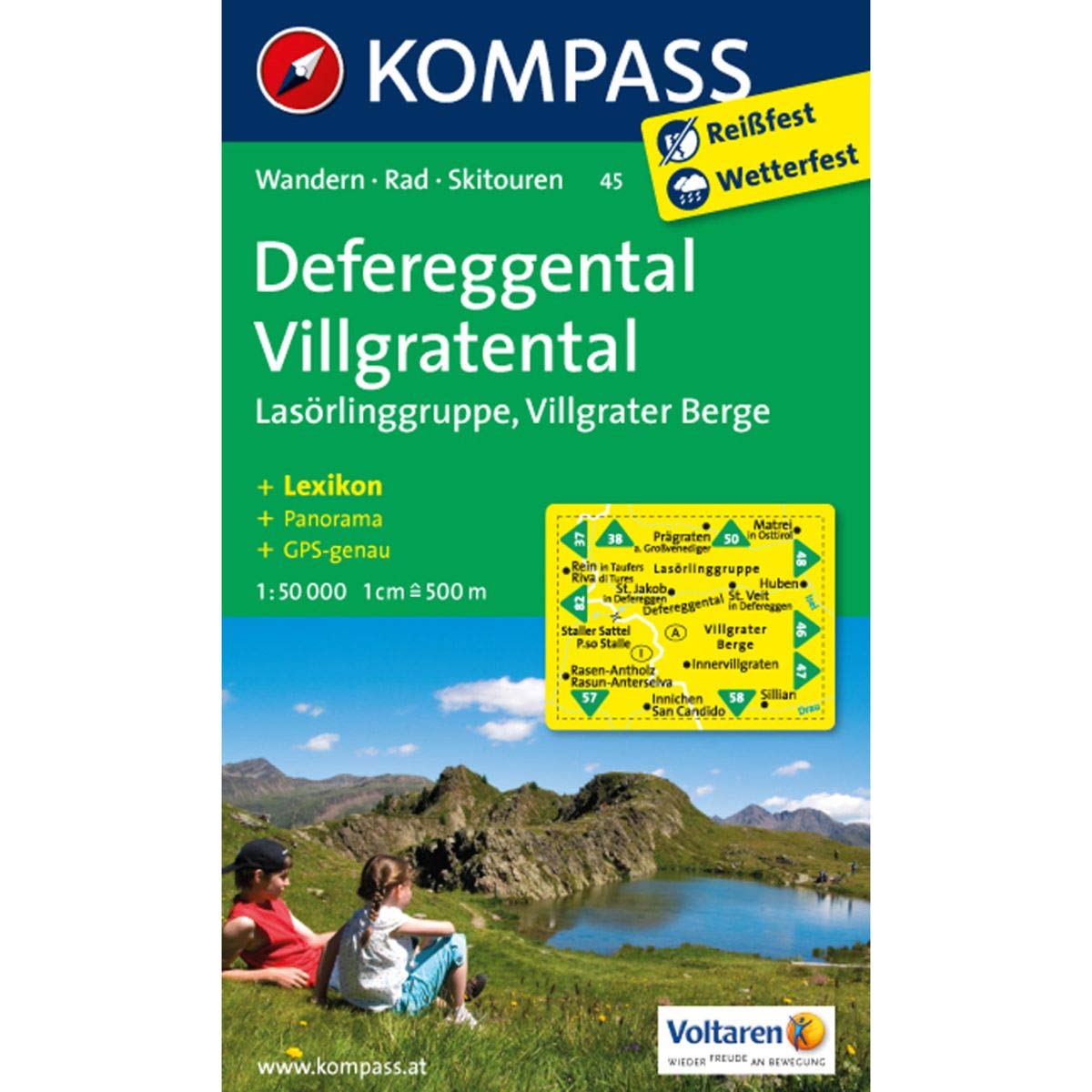 Defereggental - Villgratental - Lasörlinggruppe - Villgrater Berge 1 : 50 000 Leisure, Home & Garden