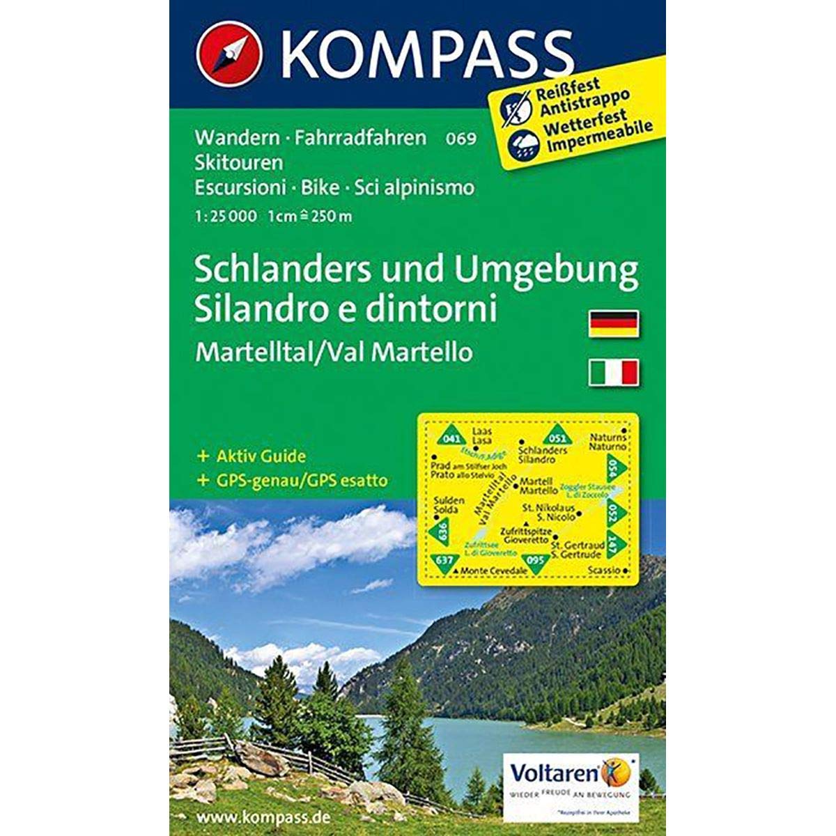 Schlanders und Umgebung / Silandro e dintorni 1 : 25 000 Leisure, Home & Garden