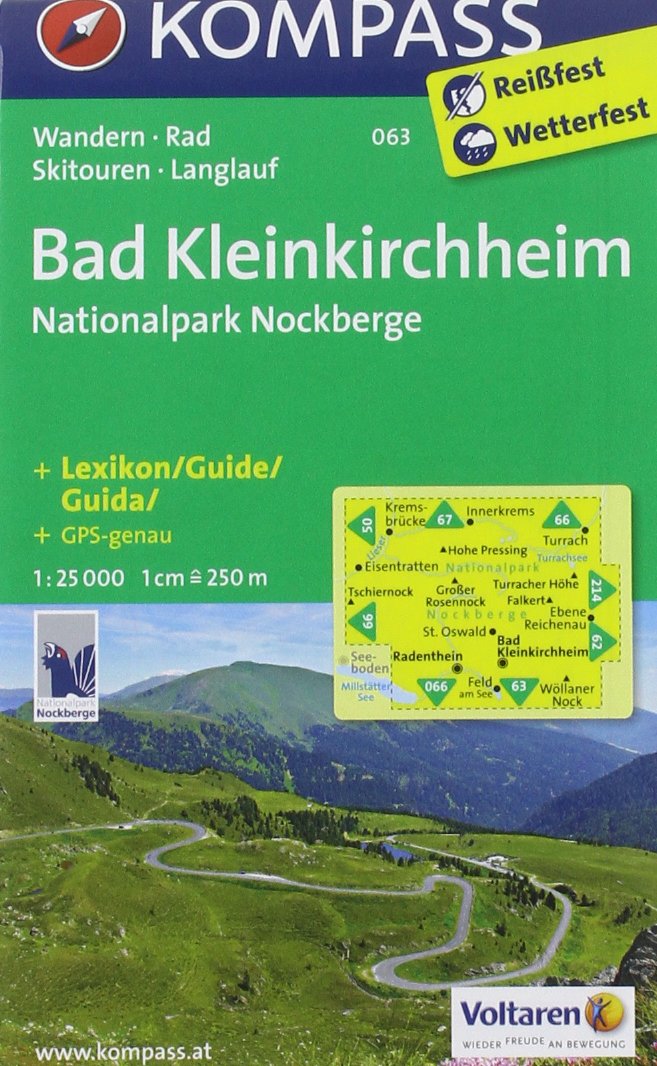 Bad Kleinkirchheim/ Nationalpark Nockberge 1 : 25 000 Leisure, Home & Garden