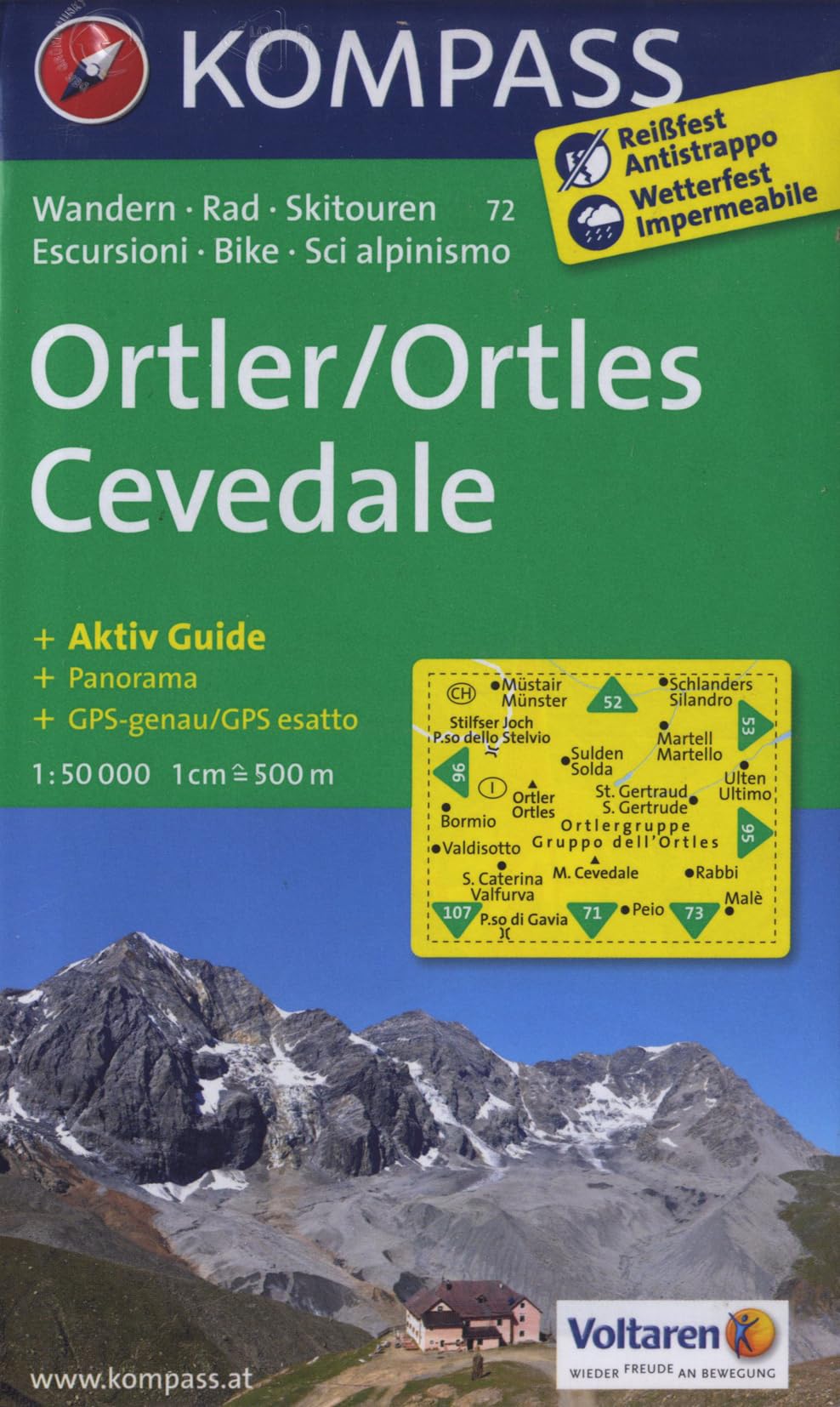 Ortler / Ortles Cevedale 1 : 50 000 Leisure, Home & Garden