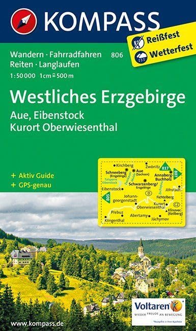 Westliches Erzgebirge, Aue, Eibenstock, Kurort Oberwiesenthal 1 : 50 000 Leisure, Home & Garden
