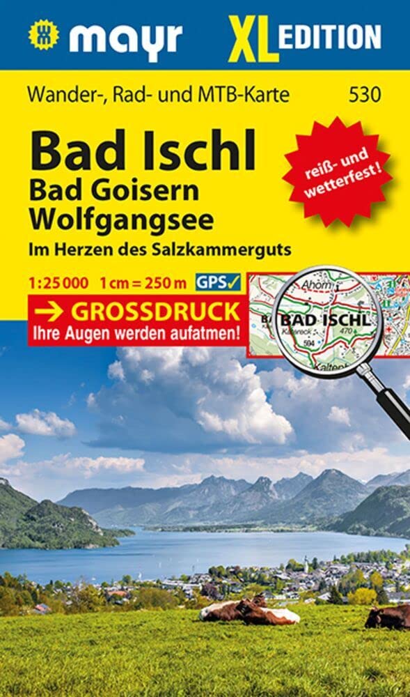 Bad Ischl - Bad Goisern - Wolfgangsee XL 1 : 25 000 Maps & Plans