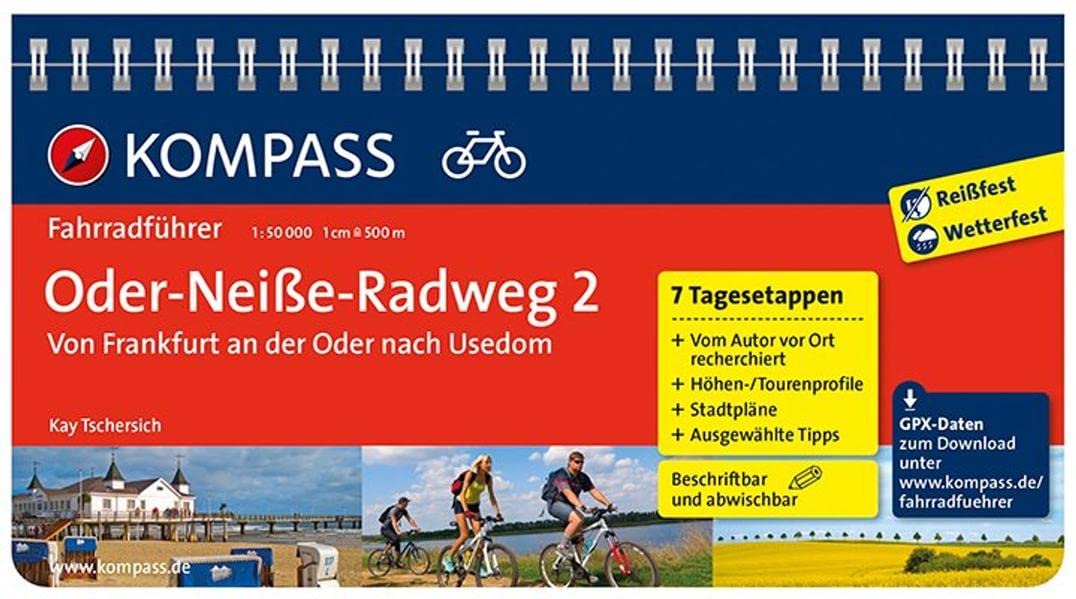 KOMPASS Fahrradführer Oder-Neiße-Radweg 2, Von Frankfurt an der Oder nach Usedom Leisure, Home & Garden