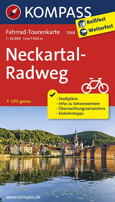 Neckartal-Radweg 1 : 50 000 Leisure, Home & Garden