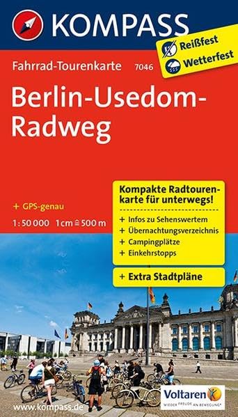 Berlin-Usedom Radweg 1 : 50 000 Leisure, Home & Garden