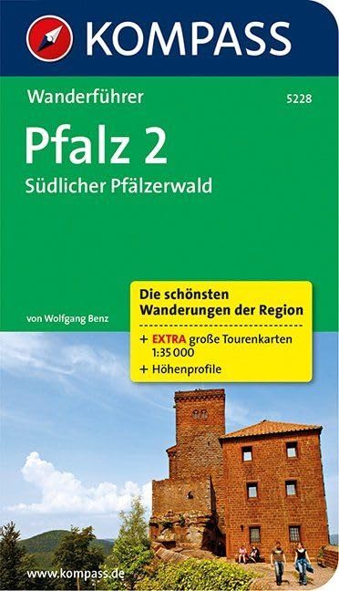 KOMPASS Wanderführer Pfalz 2, Südlicher Pfälzerwald: Wanderführer mit Tourenkarten und Höhenprofilen: 0 Leisure, Home & Garden
