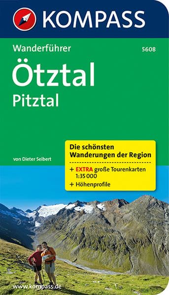 Ötztal - Pitztal: Wanderführer mit Tourenkarten und Höhenprofilen (KOMPASS Wanderführer, Band 5608) Leisure, Home & Garden