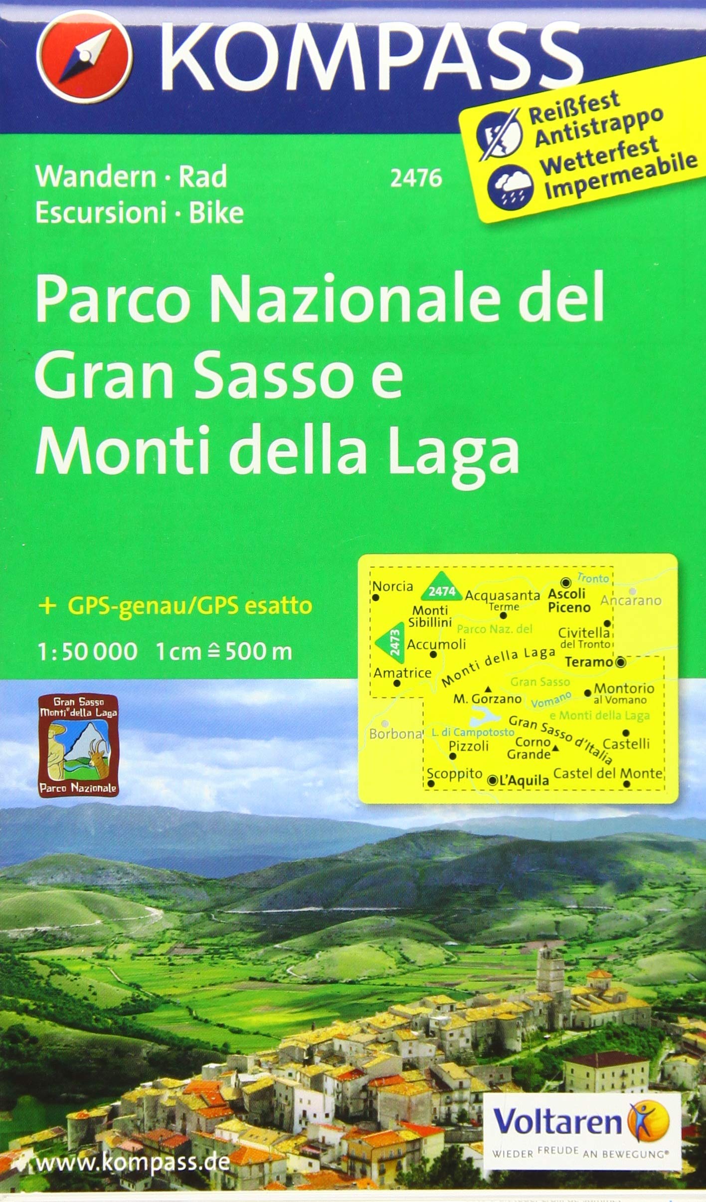 Parco Nazionale del Gran Sasso 1 : 50 000 Leisure, Home & Garden