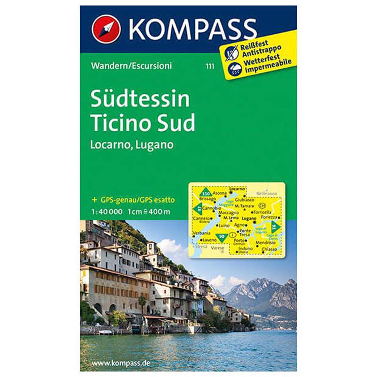 Südtessin - Locarno - Lugano 1 : 40 000 book